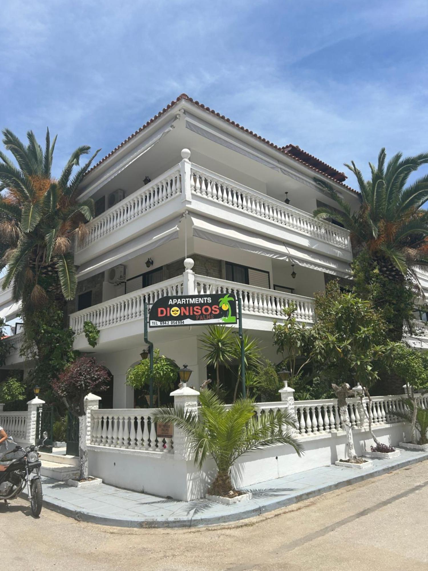 Dionisos Palms Apartments Paralia Dionysiou Ngoại thất bức ảnh